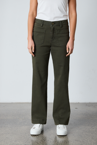 Lania the Label Chrome Jean | Army | 3920