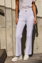 Lania the Label Chrome Jean in White