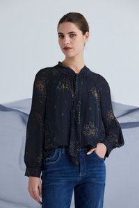 Lania the Label Crown Top | Crown Print