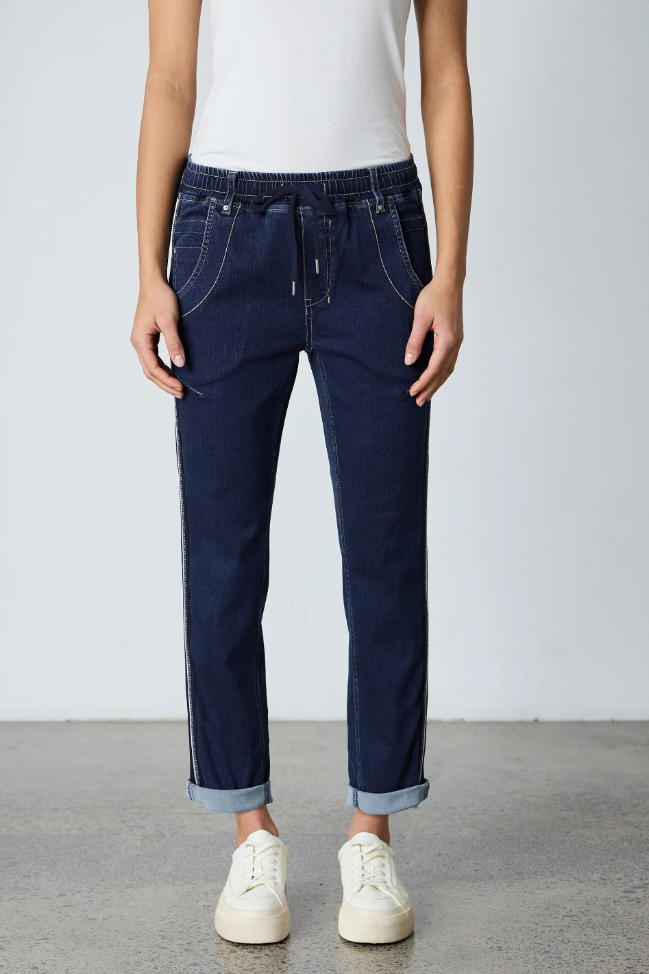 Lania the Label LTL Boyfriend Jean in Indigo