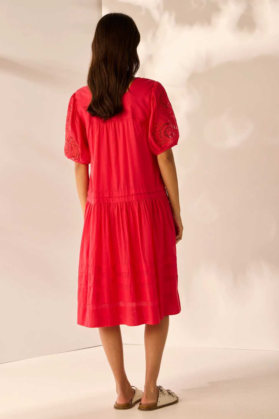 Lania the Label Thorn Dress in Cherry