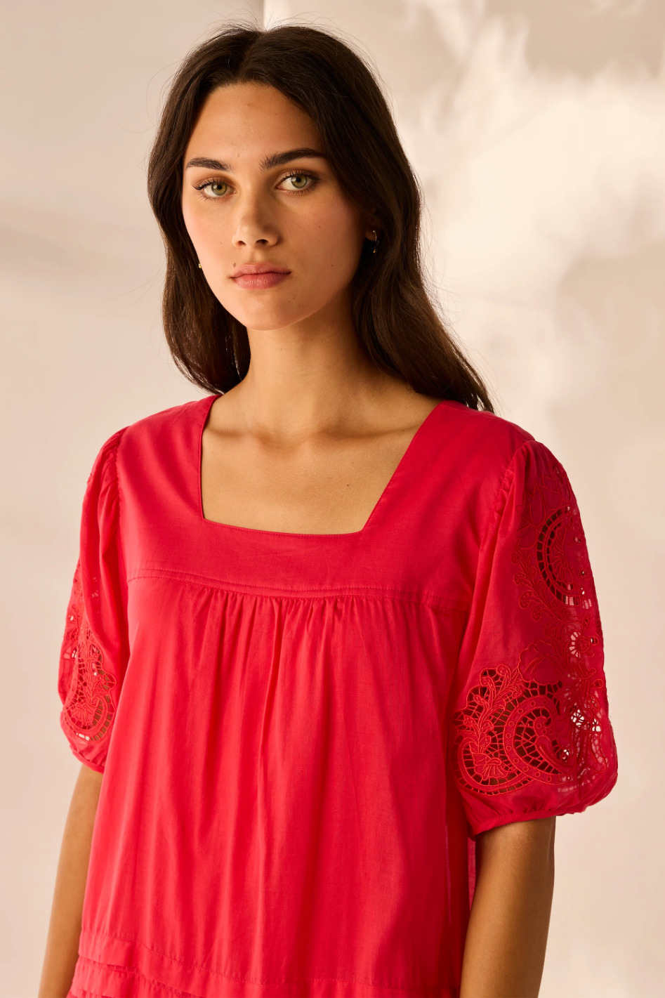 Lania the Label Thorn Dress in Cherry