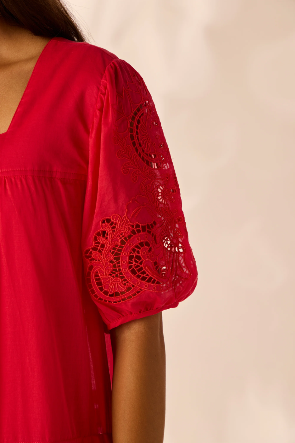 Lania the Label Thorn Dress in Cherry