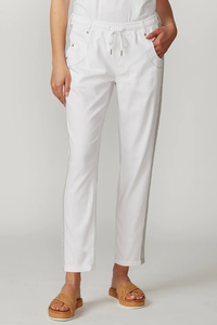 Lania the Label Zane Boyfriend Jean | White | 2910