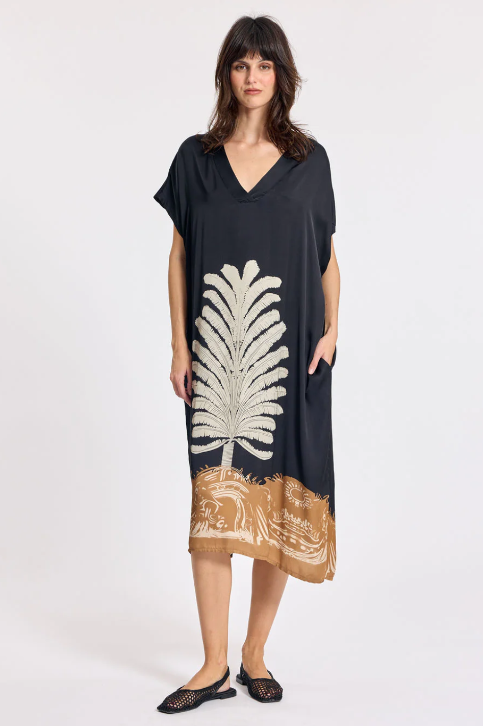 Lauren Vidal Ambra Printed Caftan