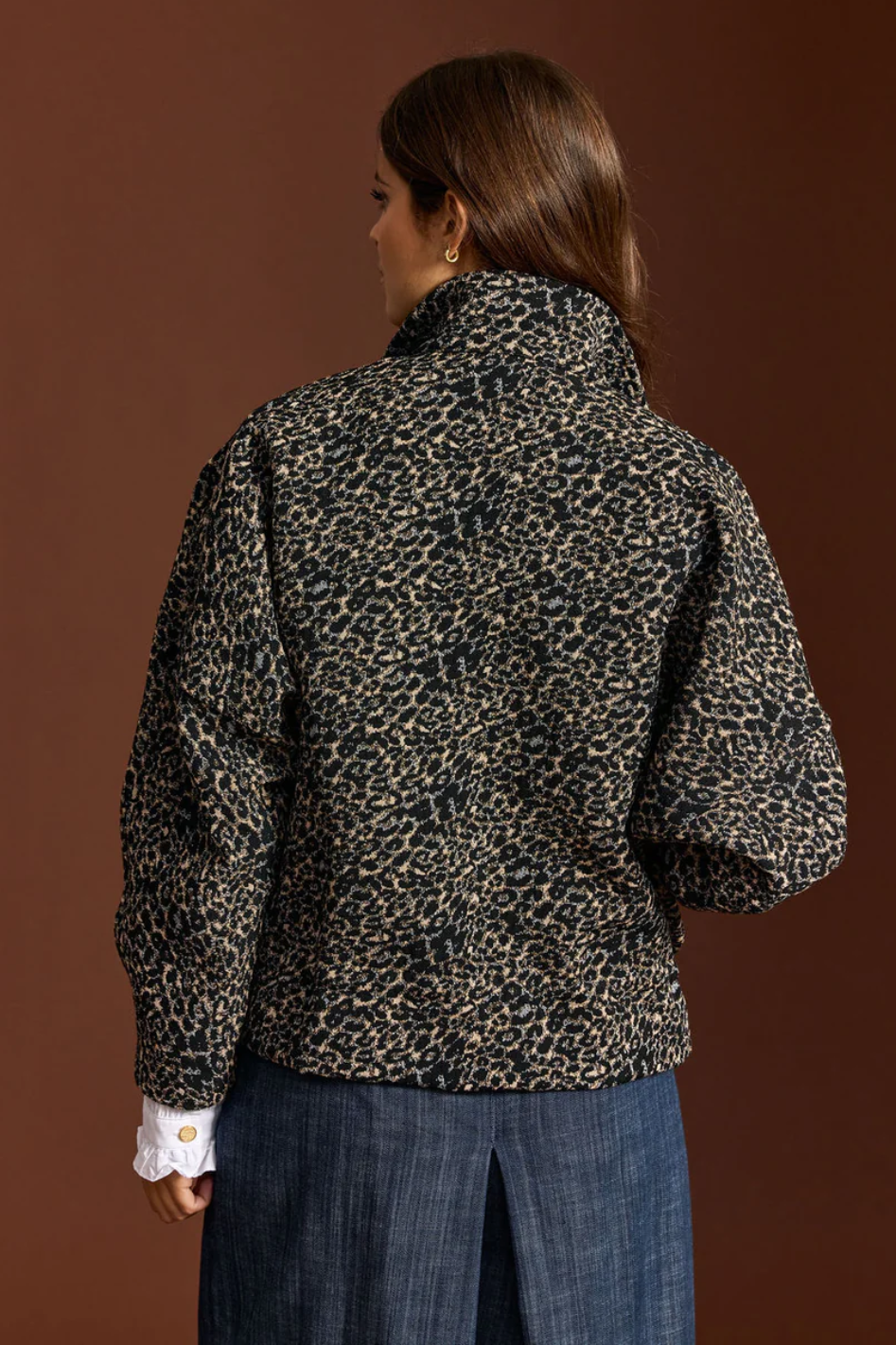 Lauren Vidal Bilow Jacquard Short Jacket 