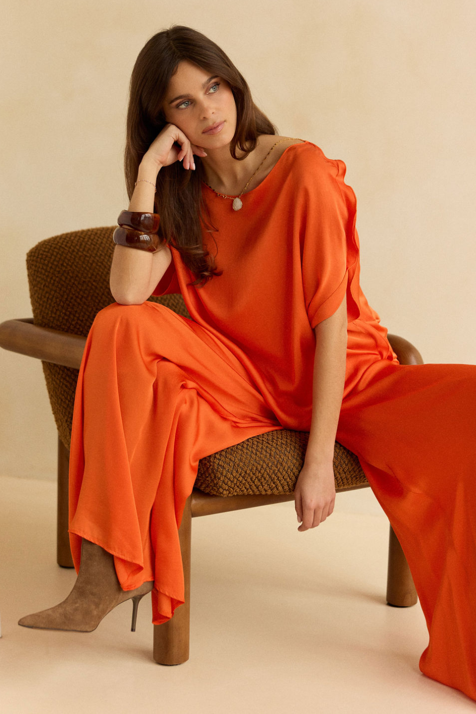 Lauren Vidal Capry Wide Leg Pant