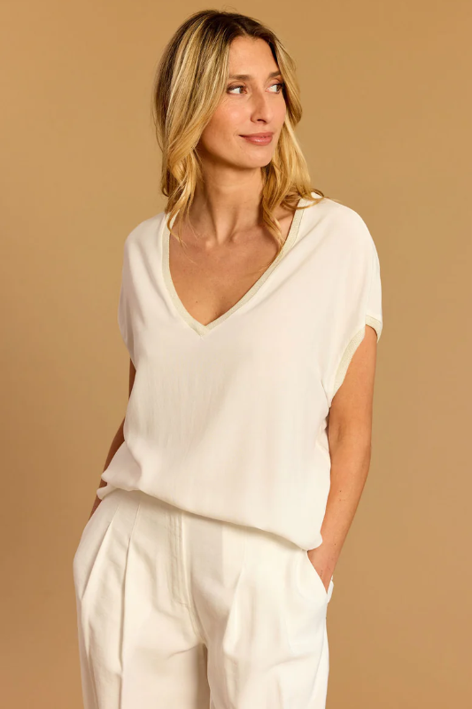 Lauren Vidal Jeff Oversized T-Shirt | Ecru