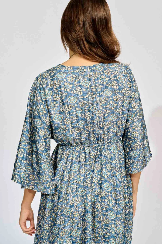 Lauren Vidal Kylan Printed Long Dress | Matera