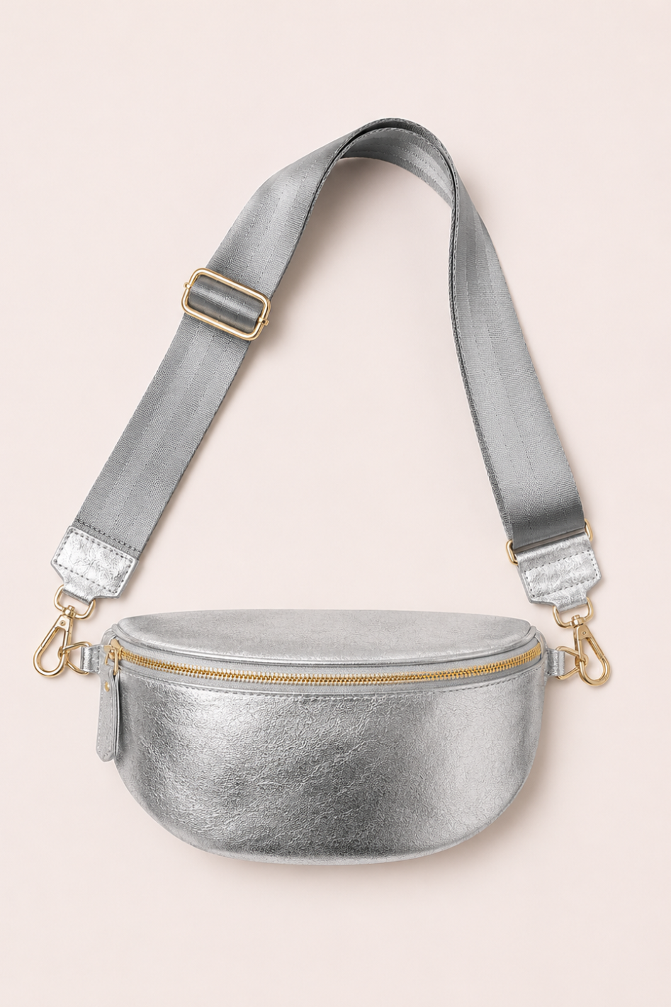 Lauren Vidal Large Tily Bag in Silver