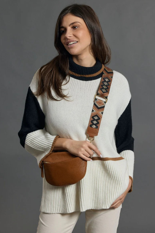 Lauren Vidal Lolita Leather Bag | Camel 1