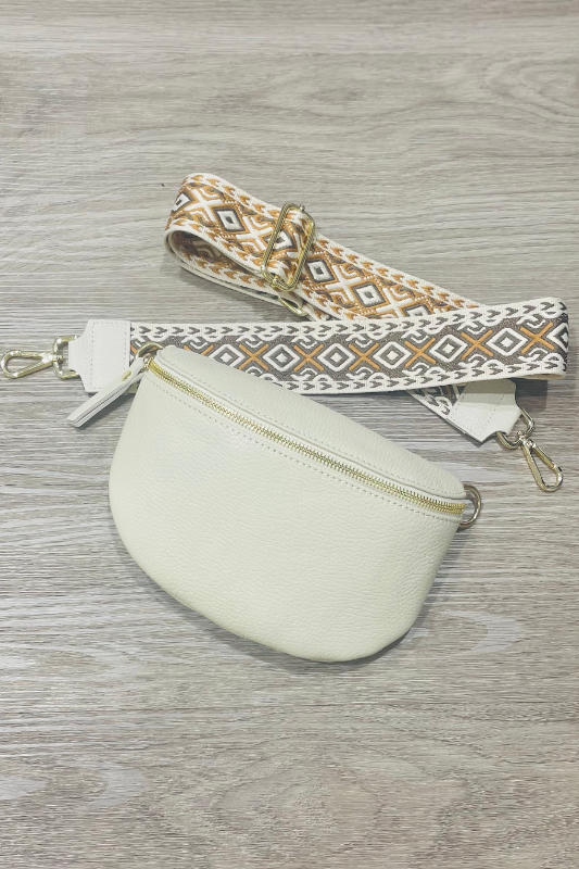 Lauren Vidal Lolita Leather Bag | Creme