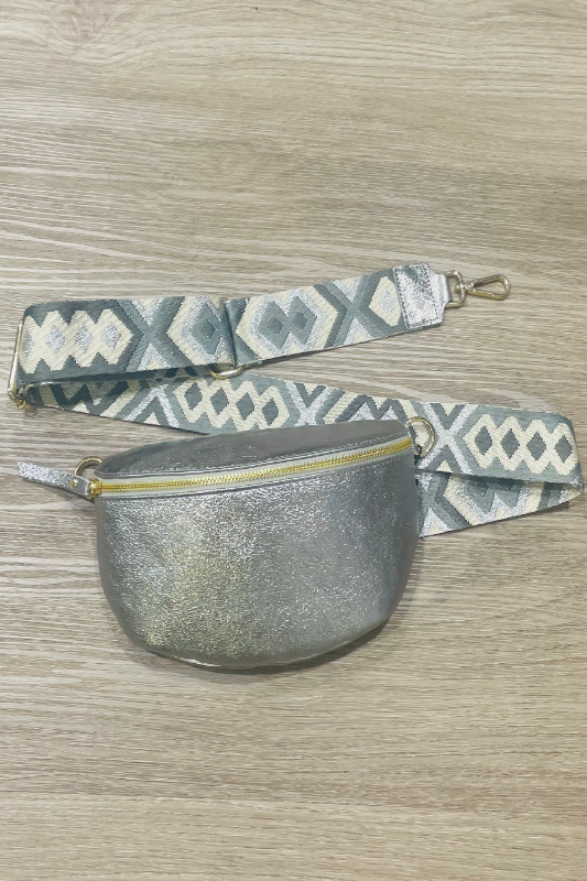Lauren Vidal Lolita Leather Bag | Silver