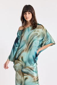 Lauren Vidal Loose Kisa Top | Green