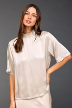 Load image into Gallery viewer, Lauren Vidal Mattie High Neck Top | Cream
