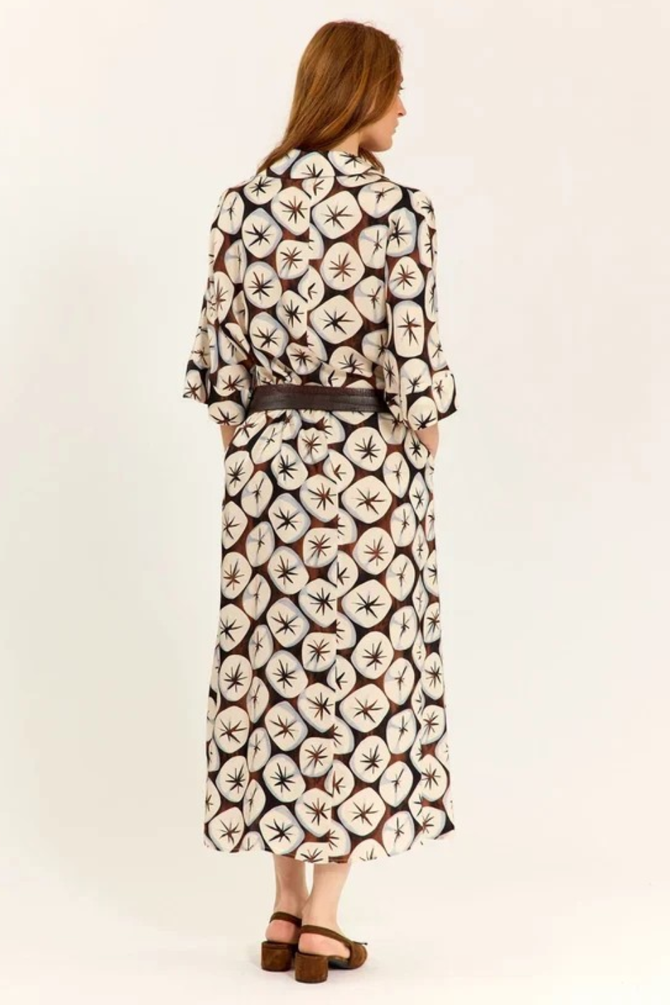 Lauren Vidal Nof Long Printed Dress 