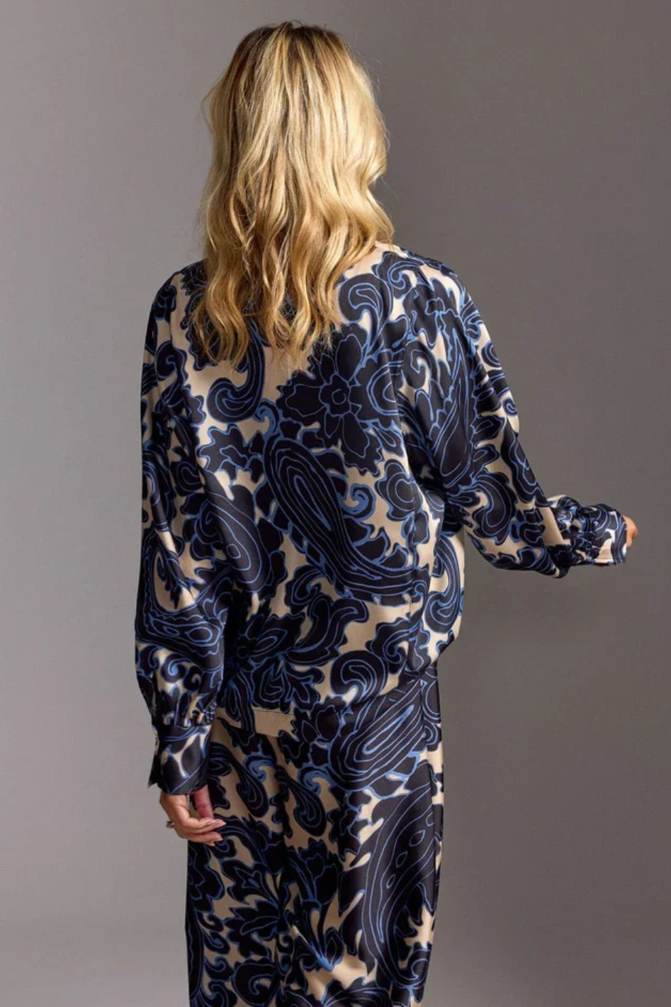 Lauren Vidal Stefi Blouse in Blue