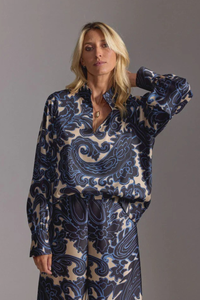 Lauren Vidal Stefi Blouse | Blue