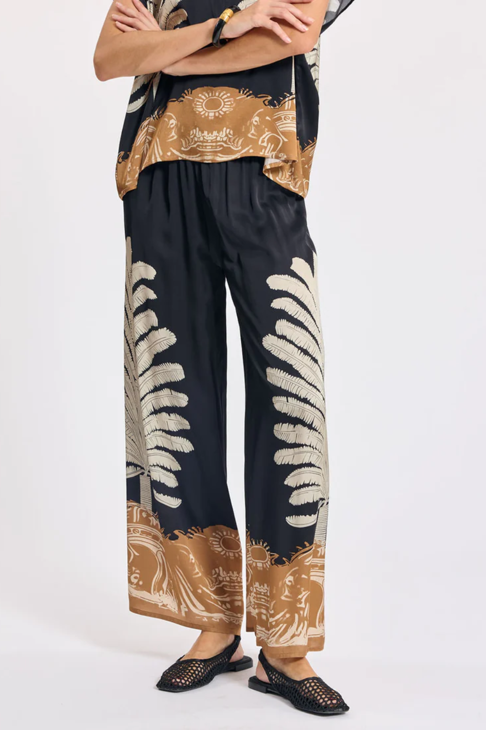 Lauren Vidal Tara Printed 7/8 Pants 