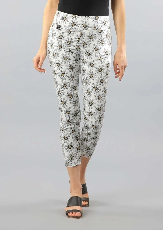 Lisette Thinny Crop Pant in Daisy Print