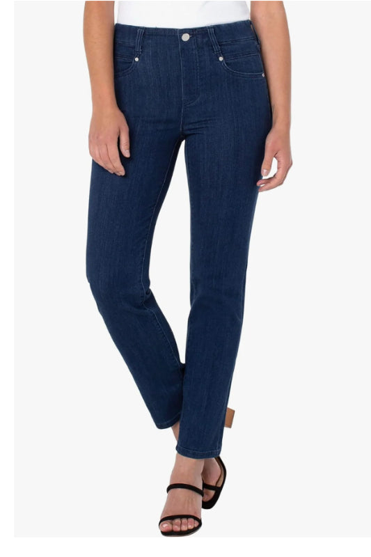 Liverpool LA Jean Glider Slim | Mid Wash Denim