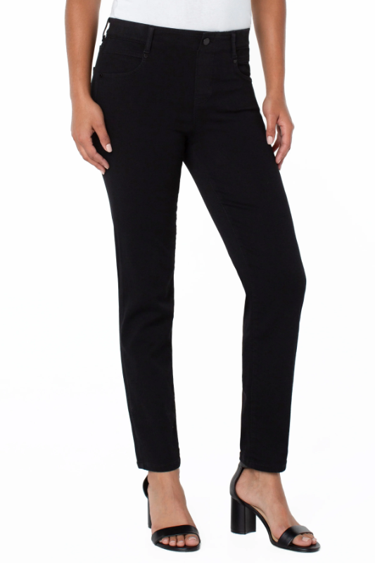 Liverpool LA Jean Glider Slim | Black Wash