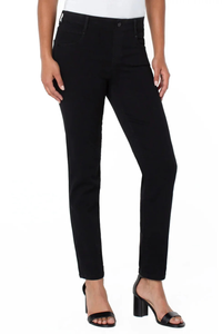 Liverpool LA Jean Gia Glider Slim | Ponte | Black | LM2401M42