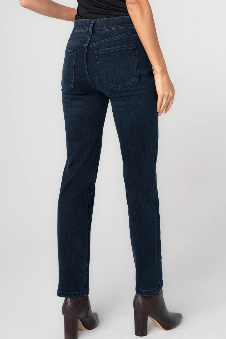 Liverpool LA Jean Glider Slim | Dark Denim | Raven Wing | LM2401DS