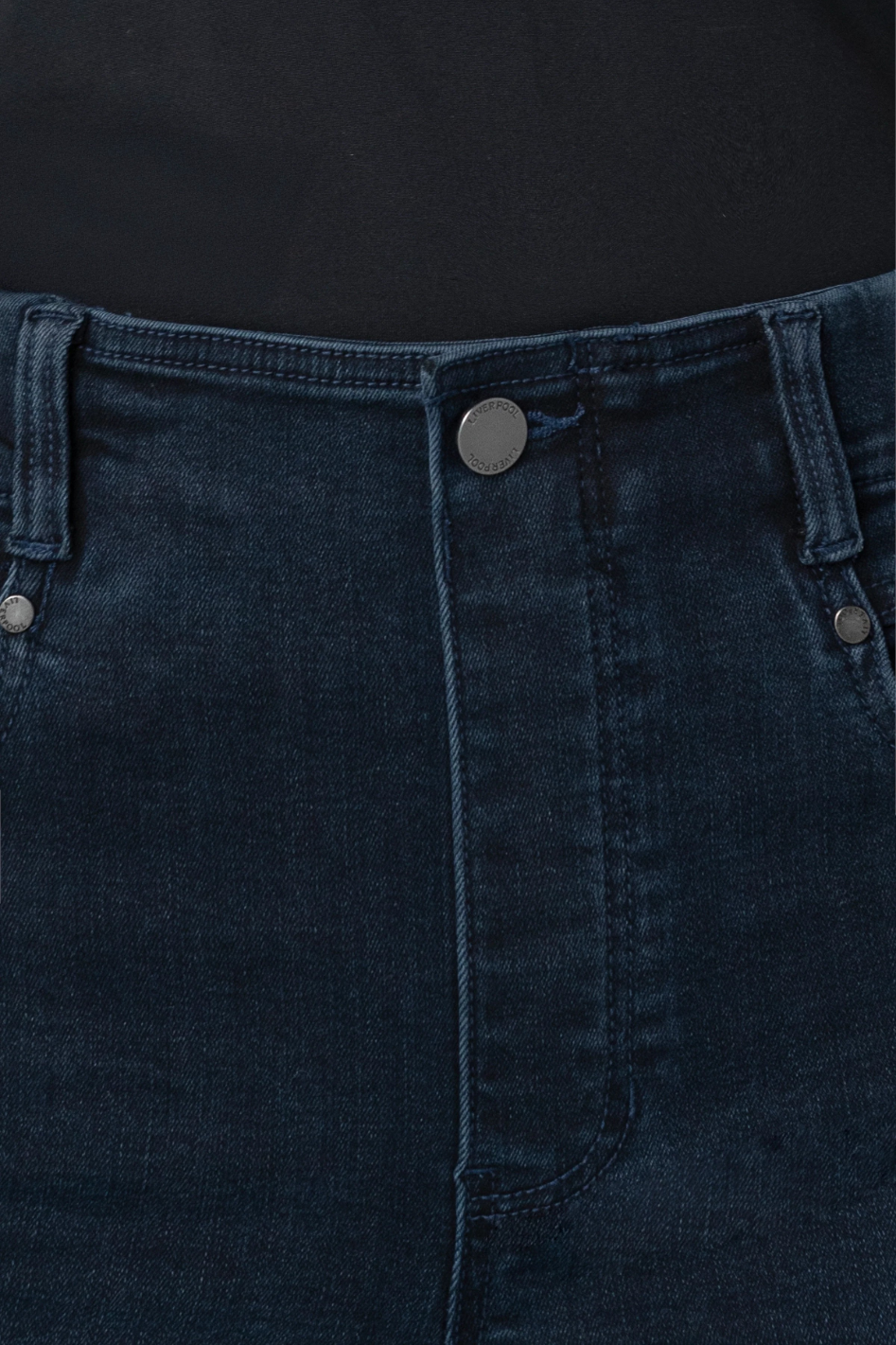 Liverpool LA Jean Glider Slim | Dark Denim | Raven Wing | LM2401DS