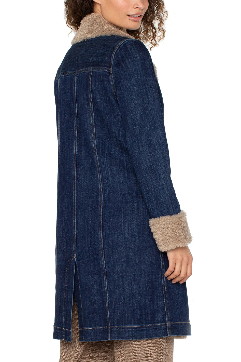 Liverpool Sherpa Trimmed Notch Collar Jacket 