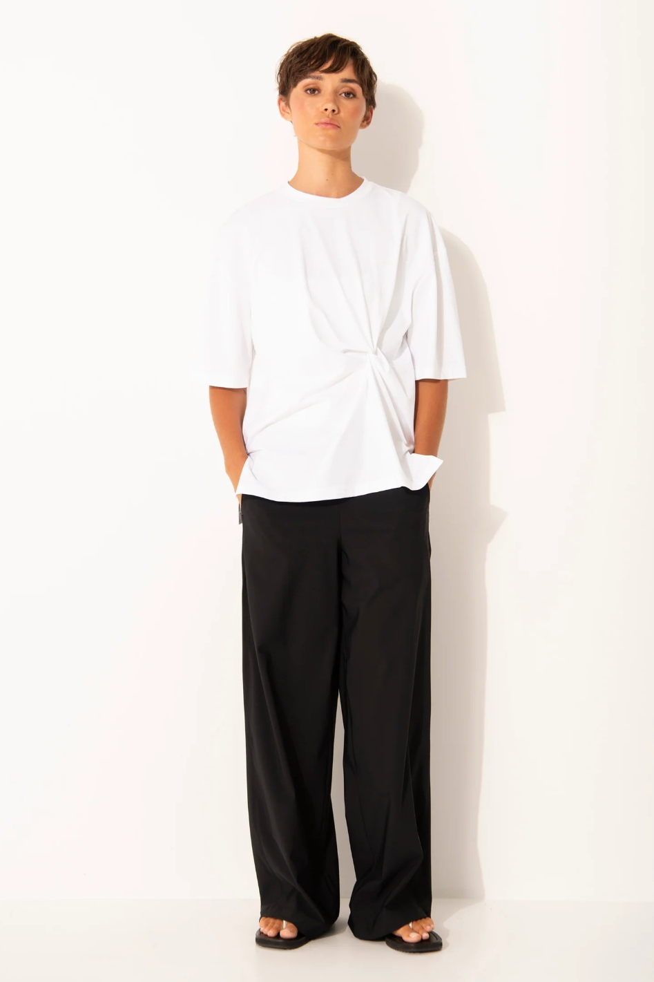 Lounge The Label Ajaccio Top in White 