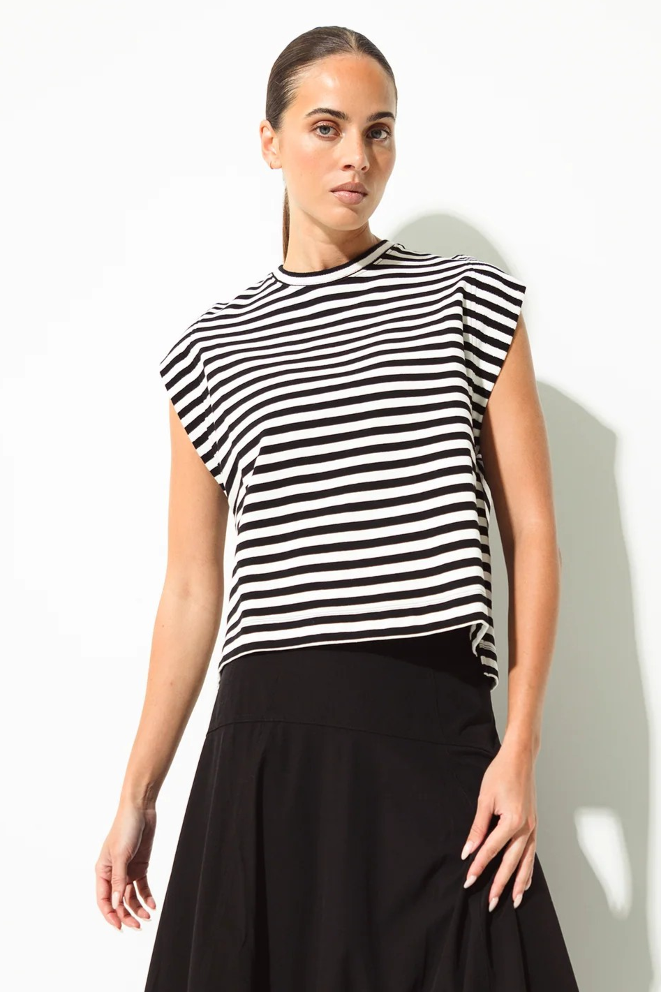 Lounge The Label Comporta Top | Black/White Stripe | 30202