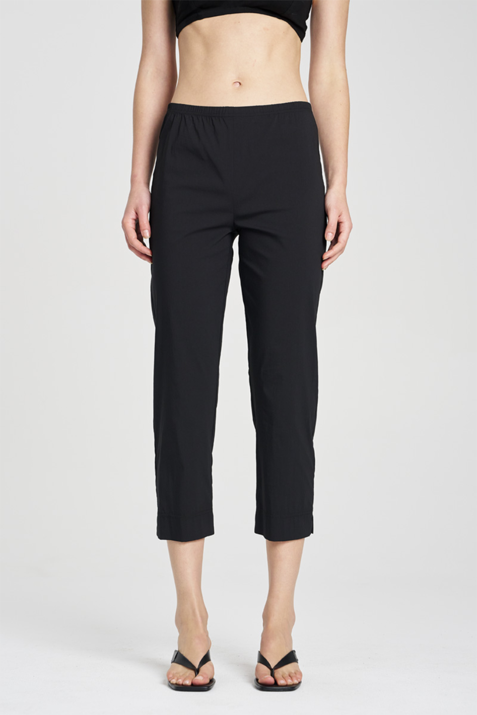 Mela Purdie Cropped Pant | Microprene | Biscotti