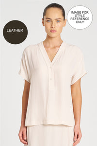 Mela Purdie Wedge Tab Shell | Mache | Leather