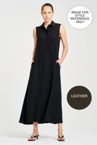 Mela Purdie Maxi Shirt Dress | Mache | Leather