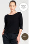 Mela Purdie Relaxed Boat Neck | Matte Jersey | Nut
