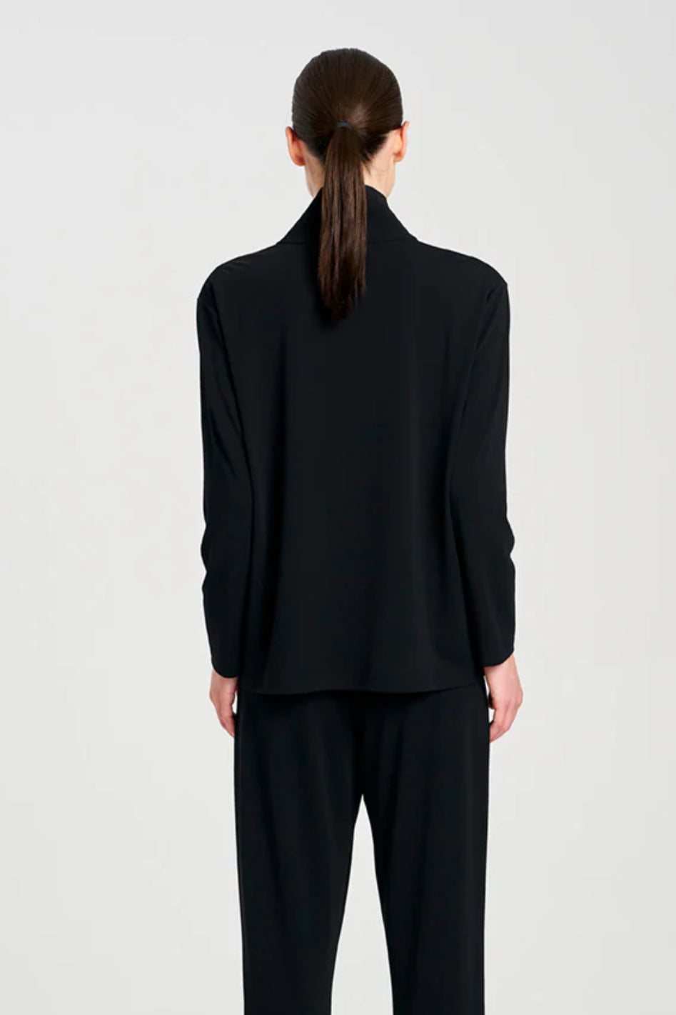 Mela Purdie Zip Front Sweater | Powder Knit | Java