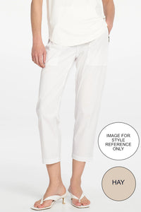 Mela Purdie Zip Tapered Pant | Microprene | Hay