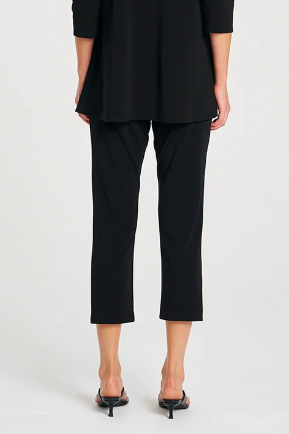 Mela Purdie Ankle Pant | Powder Knit | Black