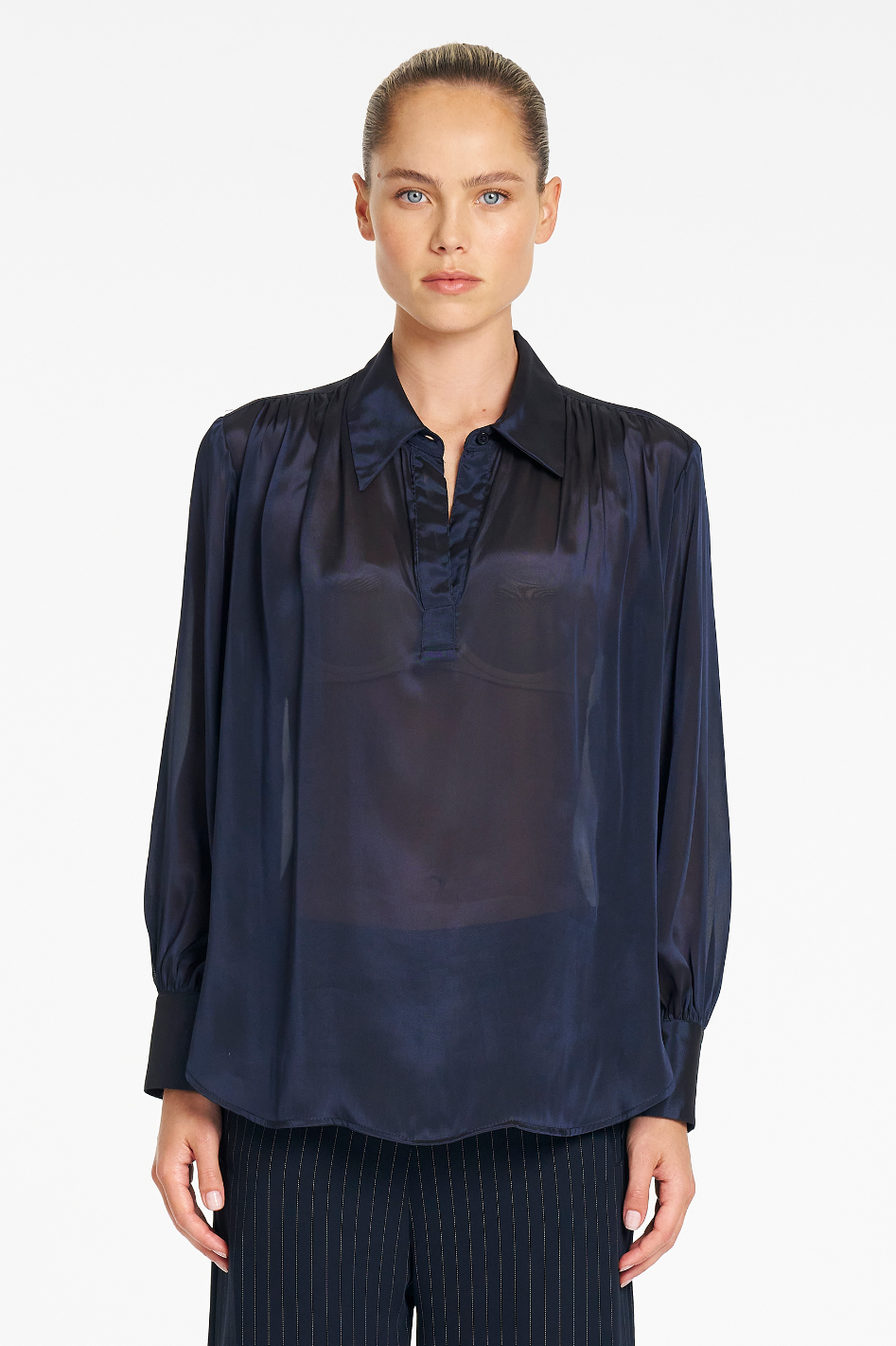 Mela Purdie Atrium Blouse | Chiffon | Galaxy