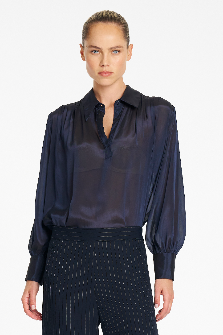 Mela Purdie Atrium Blouse | Chiffon | Galaxy