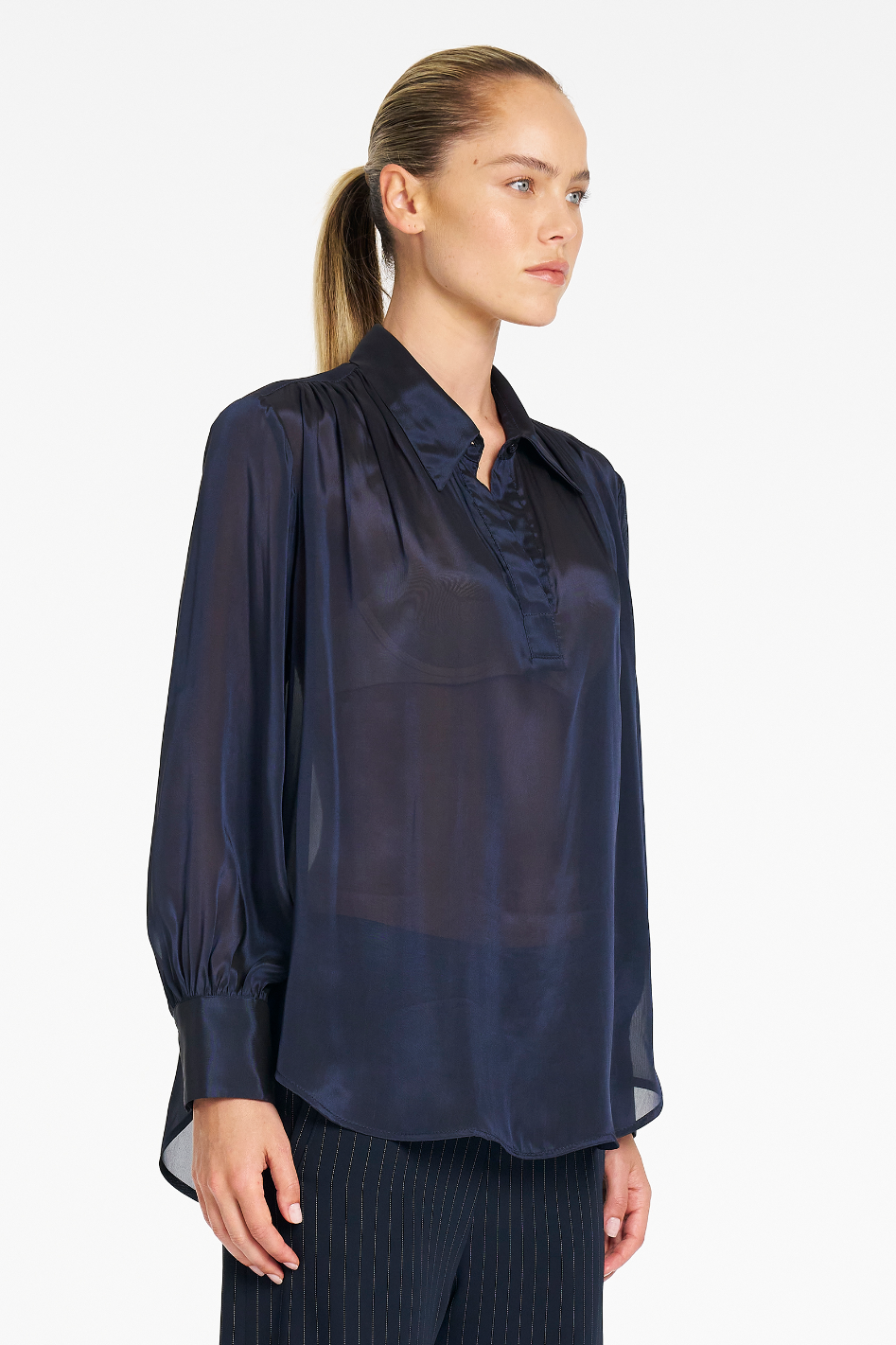 Mela Purdie Atrium Blouse | Chiffon | Galaxy
