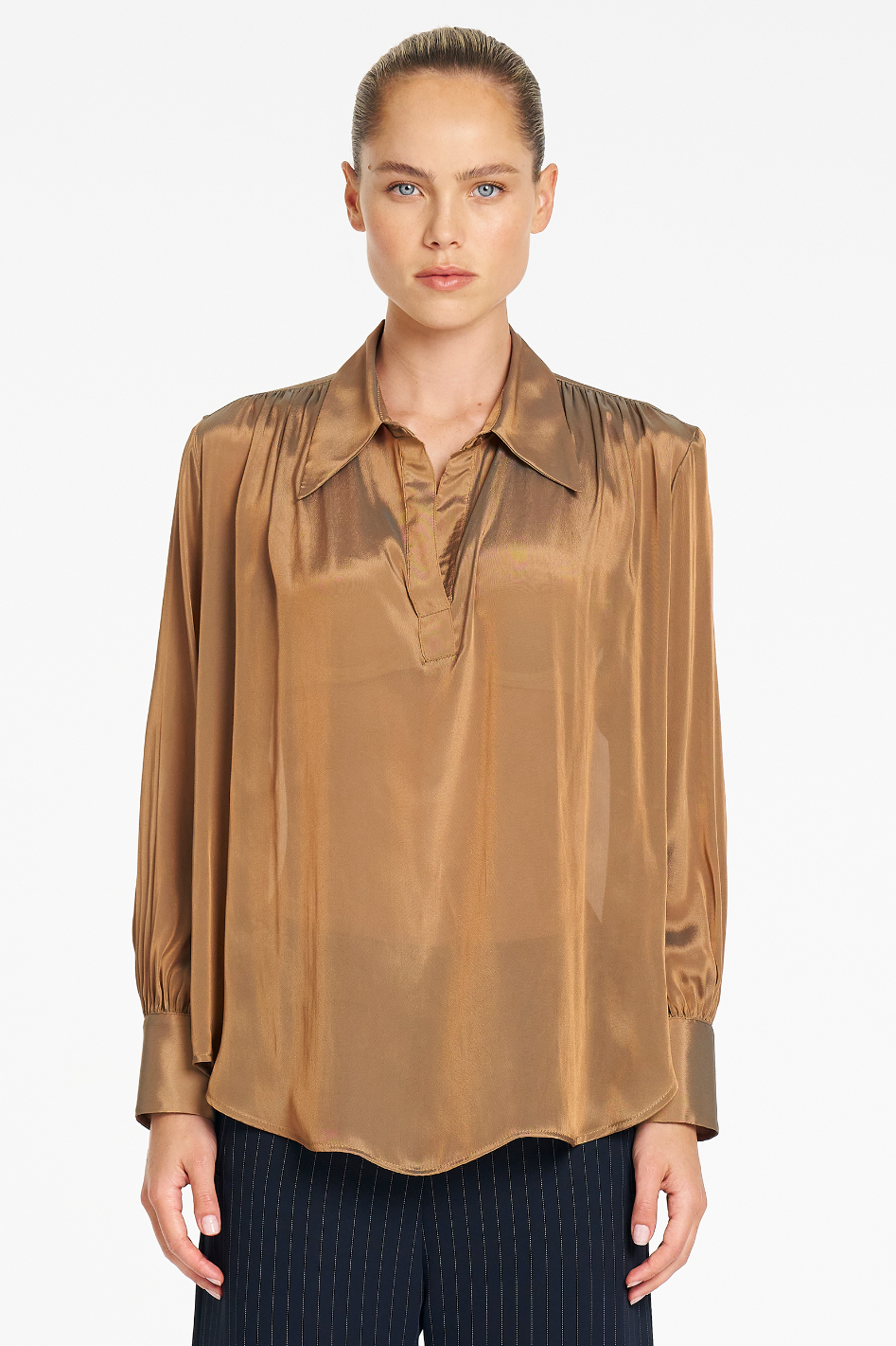 Mela Purdie Atrium Blouse in Syrup Chiffon