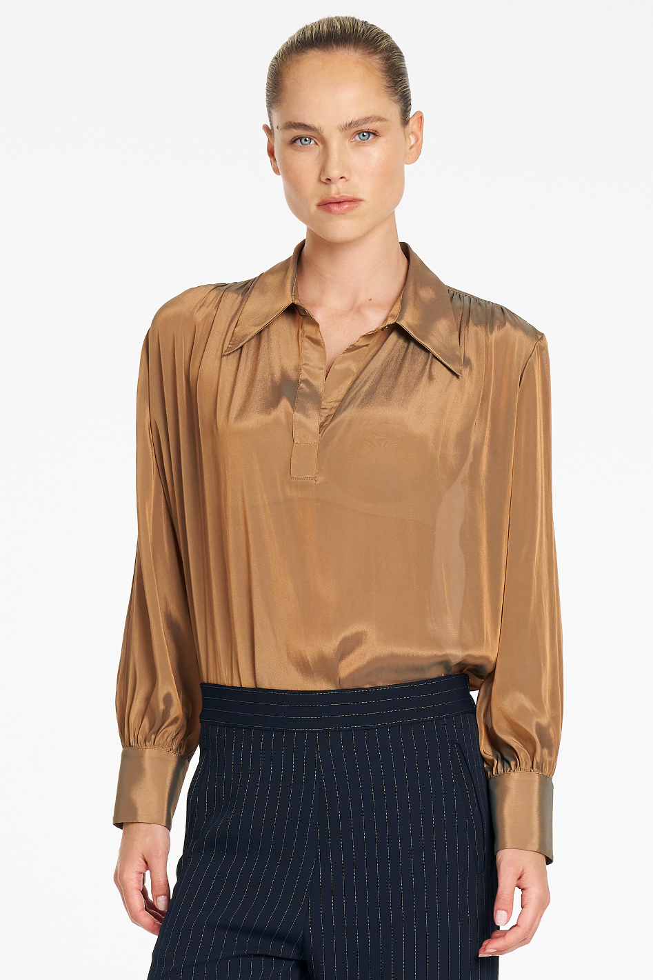 Mela Purdie Atrium Blouse in Syrup Chiffon
