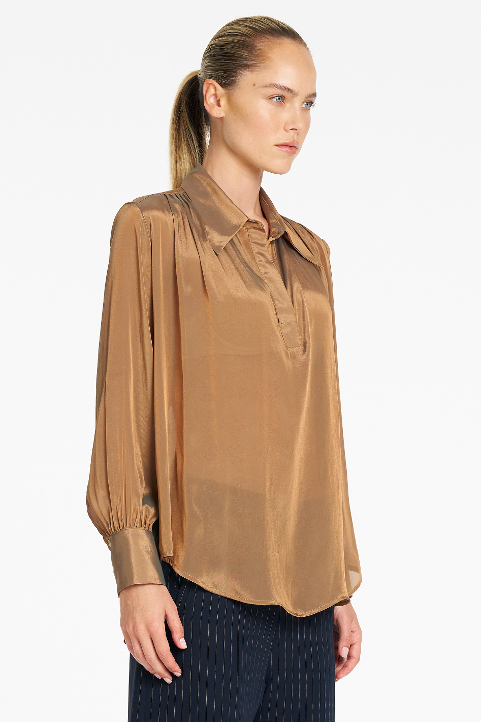 Mela Purdie Atrium Blouse in Syrup Chiffon