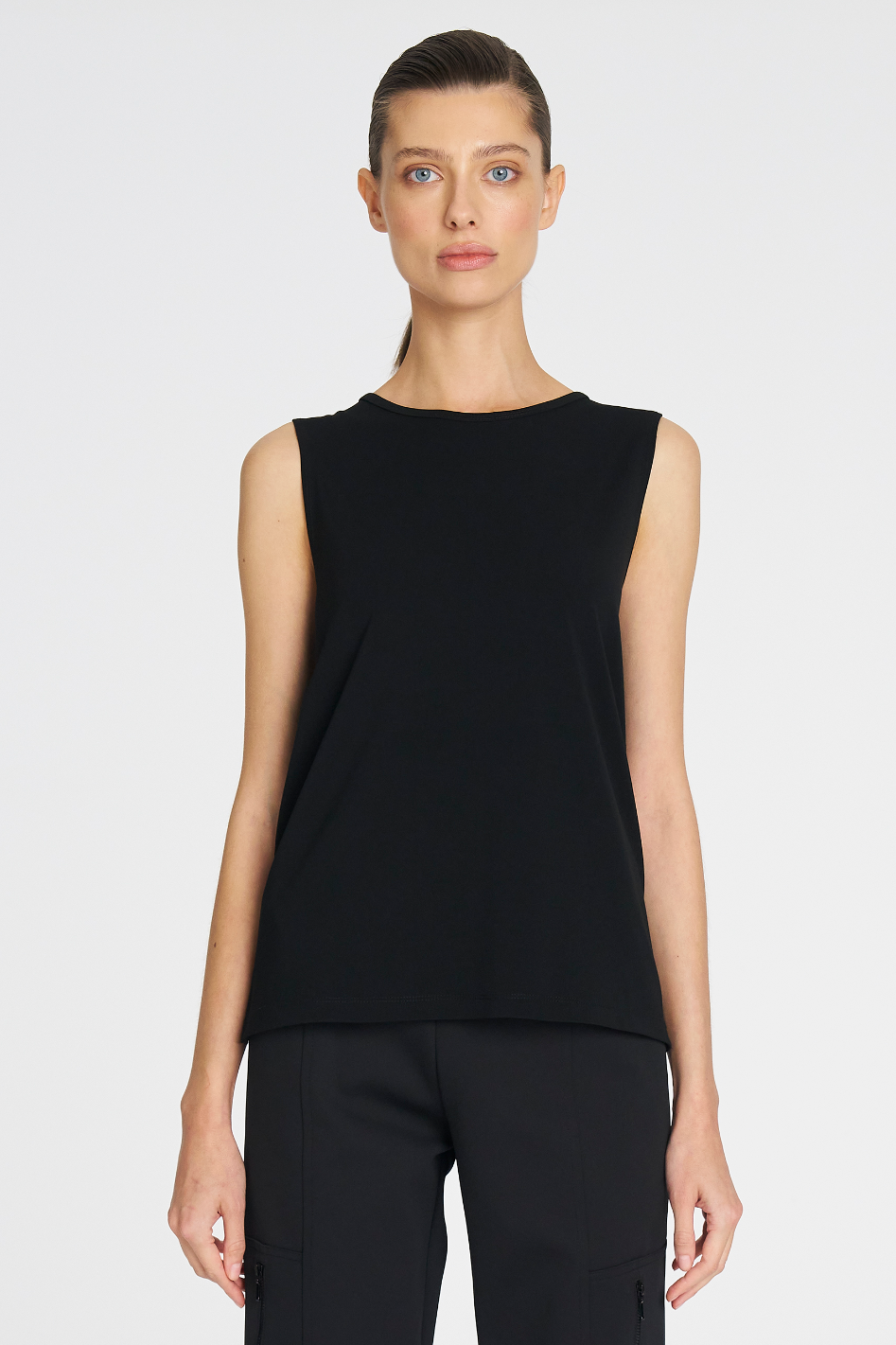Mela Purdie Boater Shell Powder Knit Black