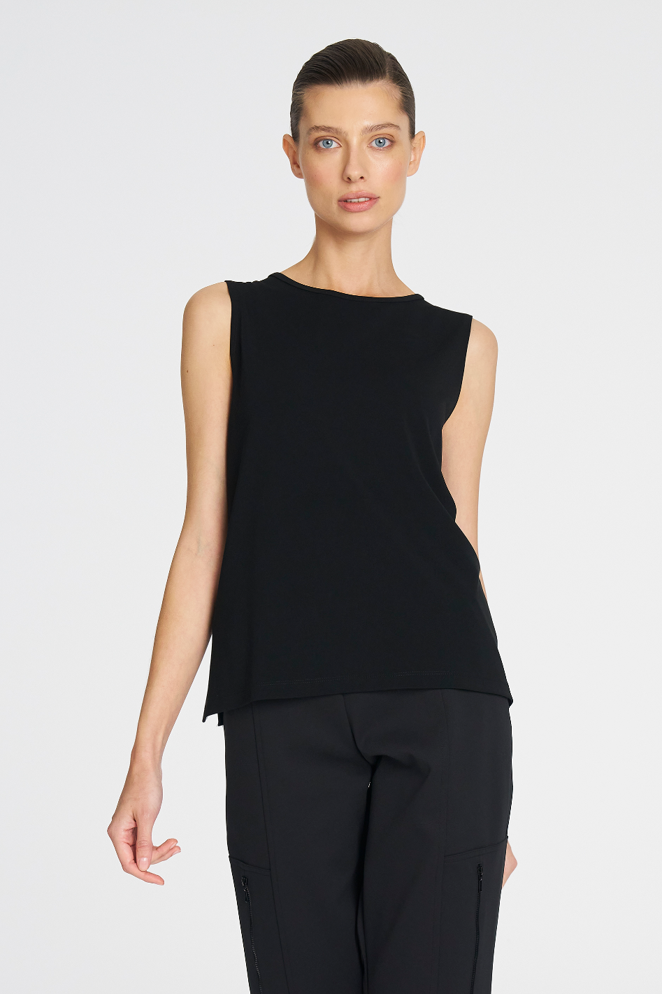 Mela Purdie Boater Shell Powder Knit Black