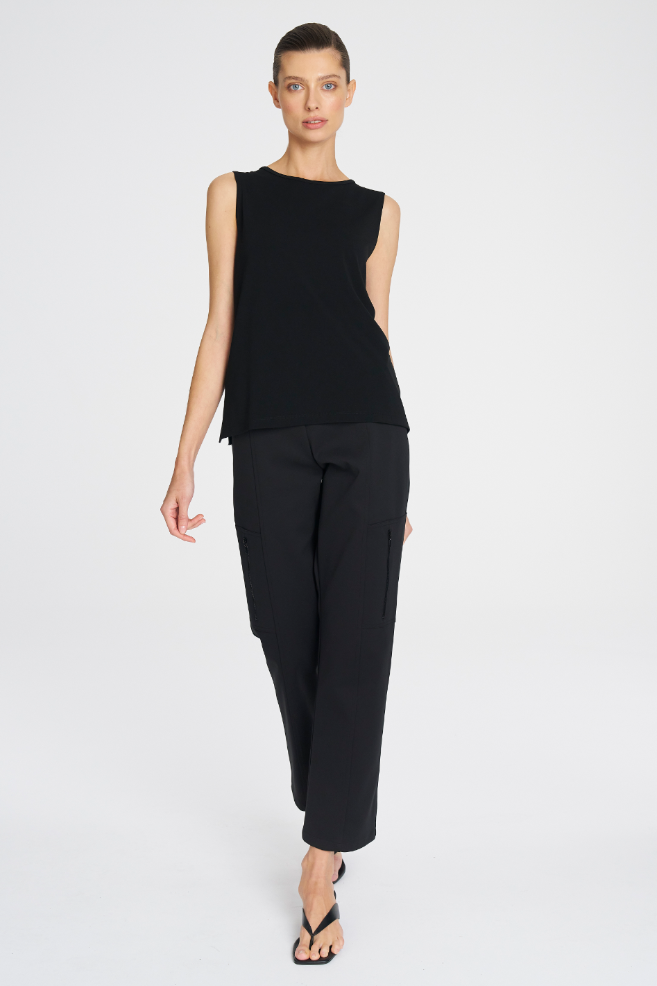 Mela Purdie Boater Shell Powder Knit Black