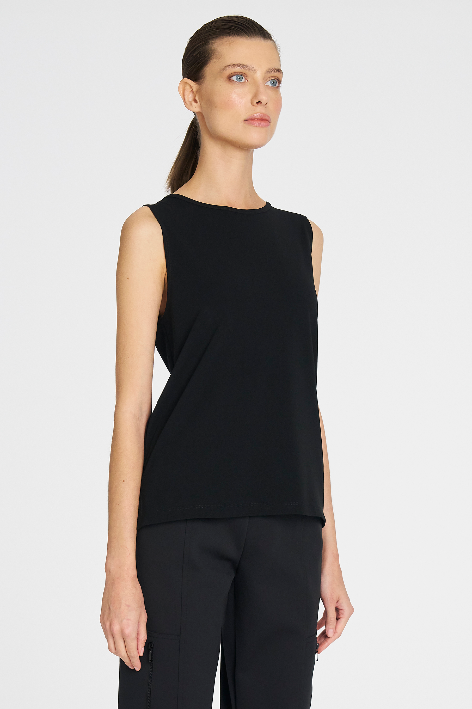 Mela Purdie Boater Shell Powder Knit Black