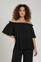 Mela Purdie Breeze Top in Black Mache 